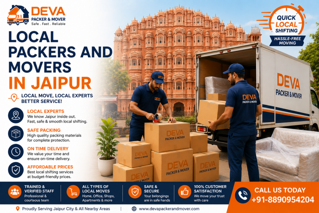 Local Packers and Movers in Jaipur