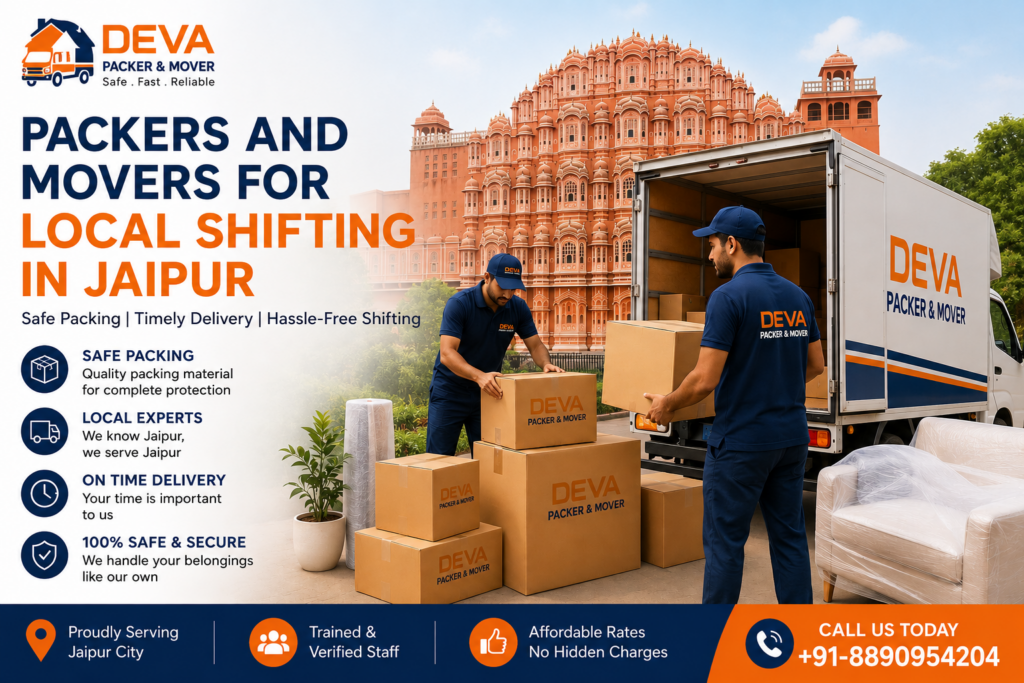Packers and Movers for Local Shifting in Jaipur