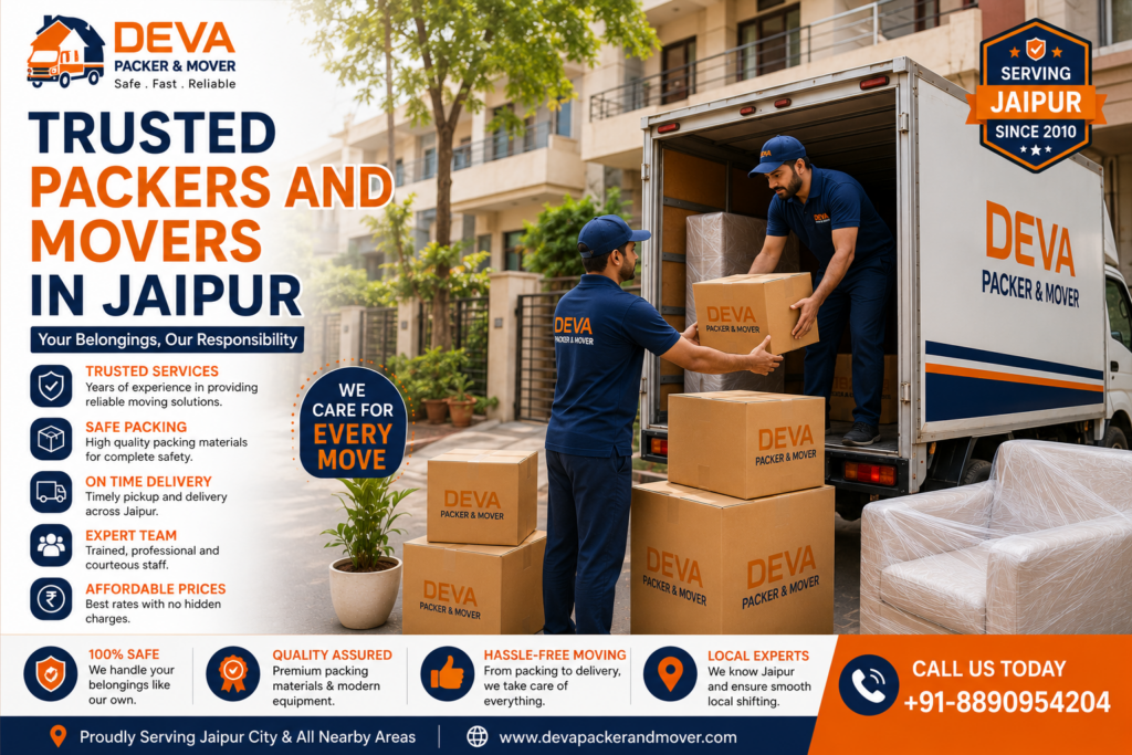 Trusted Packers and Movers in Jaipur